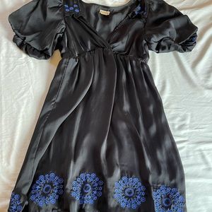 Fab in this Lucca Black Festive Boho Dress